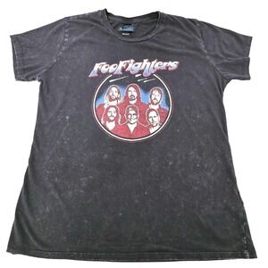 Official Foo Fighters‎ "Everything or Nothing At All" Acid Wash Band Tee - Large